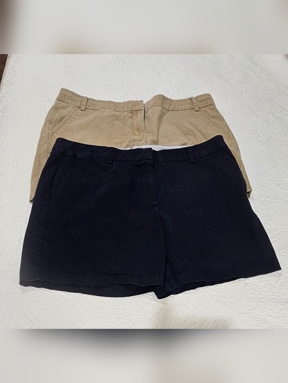2 Pair Shorts Womens J Crew And Lands End